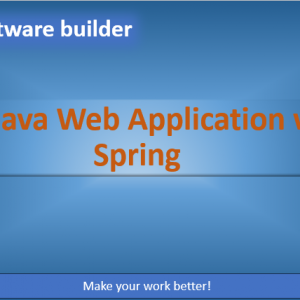 core java web application with spring