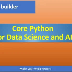 Core Python for Data Science and AI