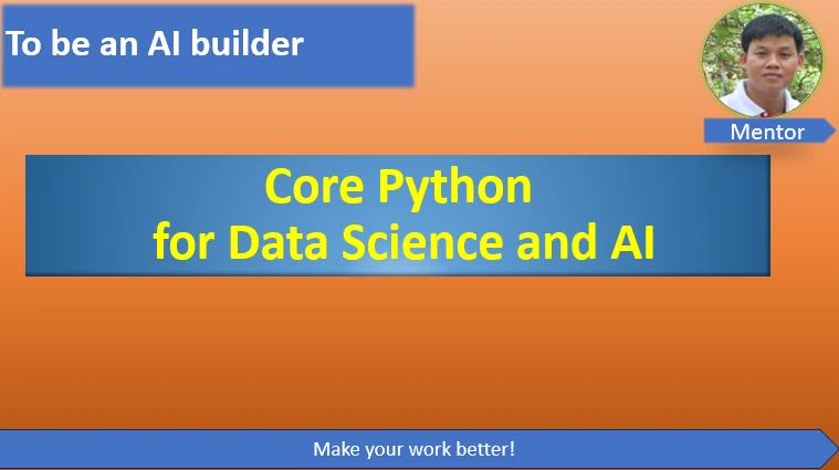 Core Python for Data Science and AI